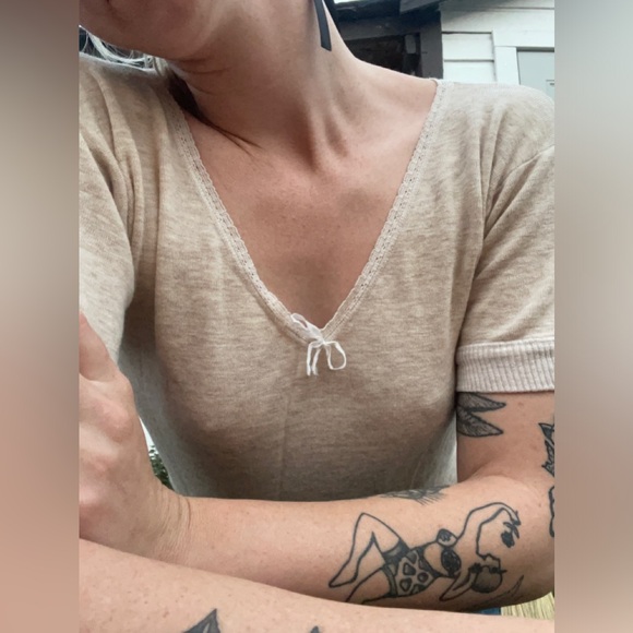 Vintage wool t shirt - Picture 3 of 3